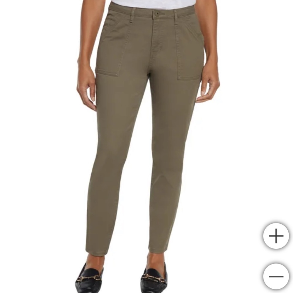 Banana Republic Olive High Rise Twill Pant sz10